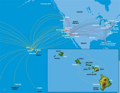 hawaiian airlines route map - Eye of the Flyer