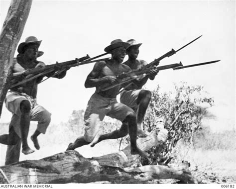 Kings African Rifles On The Kenya Front Enjoyed Bayonet Drill