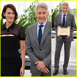 Harrison Ford Shows Off His Palme Dor Award At Indiana Jones
