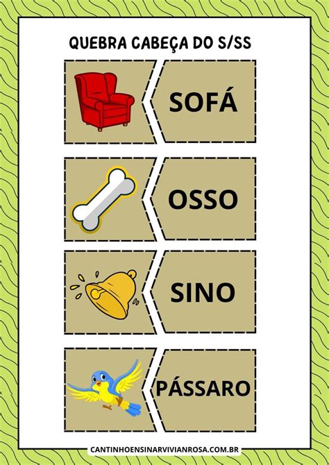 Palavras Com Ss S C ç