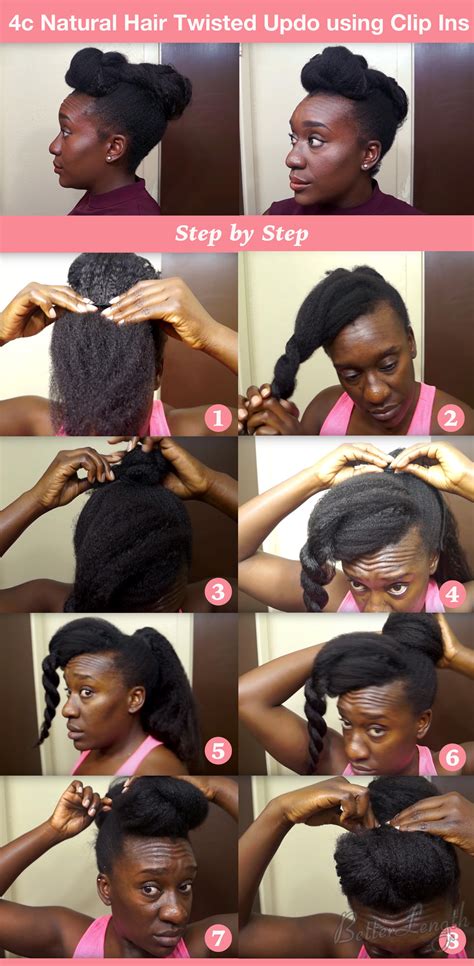 Top 6 Quick And Easy Natural Hair Updos Betterlength Hair