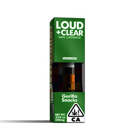 Gorilla Snacks Absolutextracts Loudclear Sauce Cartridge Jane
