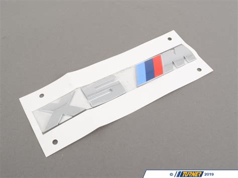 Bmw x5) 4.5 out of 5 stars. 51148057980 - Genuine BMW X5 M Emblem - Rear - F85 X5 M | Turner Motorsport