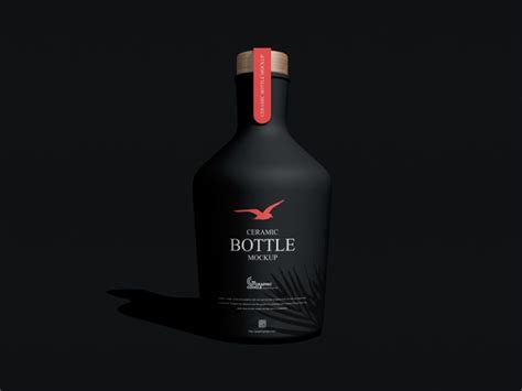 Download Free Ceramic Bottle Mockup - Graphic Google - Tasty ...