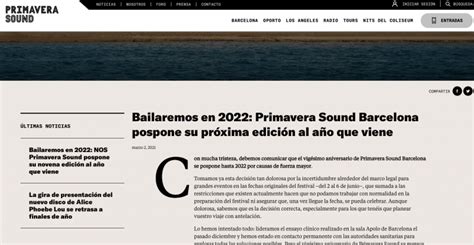 Alongside lorde, headliners include massive attack tickets go on sale on june 1, so learn more about tickets and the 2022 festival here. Primavera Sound pospone su próxima edición a 2022 | Binaural