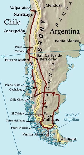 Map Of Patagonia
