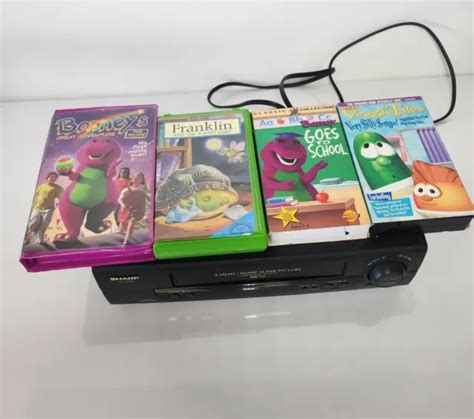 VCR VHS LOT SHARP VC A582U VCR Recorder 4Head VHS Player Not Tested