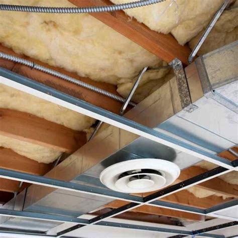 How To Hang A Drop Ceiling Around Ductwork Shelly Lighting