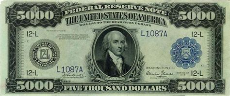 Fileamerican 5000 Dollar Bill Front Wikimedia Commons