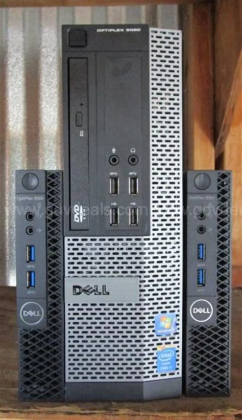 1 Dell Optiplex Slim 9020 And 2 Dell Optiplex Mini 3060 Allsurplus