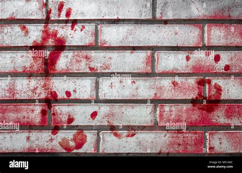 Bloody Wall Stock Photo Alamy