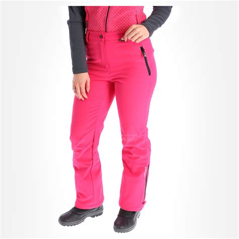 Icepeak Riksu Softshell Ski Pants Women Pink