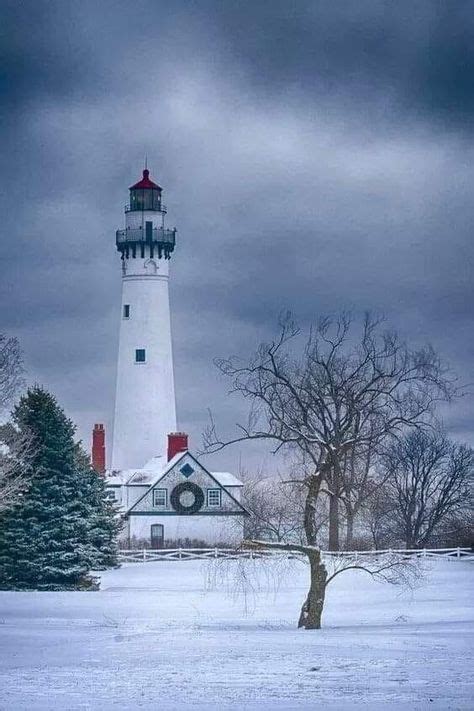 Lighthouses Winter Snow In 2019 Lighthouse Lighthouse Pictures