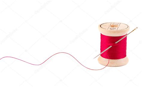 Sewing Thread And Needle Stock Photo By ©sjhuls 17437145