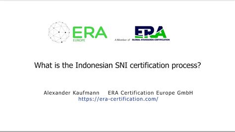 What Is The Indonesian SNI Certification Process YouTube