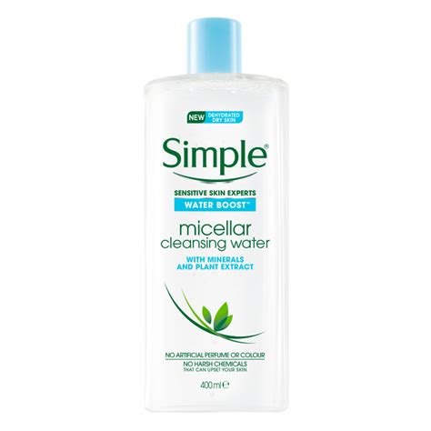Water Boost Micellar Cleansing Water Simple® Skincare