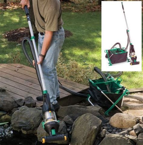 Rechargeable cleaner vacuums up algae, sand, pebbles, dirt, leaves and rocks from your pool! How to Determine Which Pond Vacuum is Right For Your Pool - InfoBarrel
