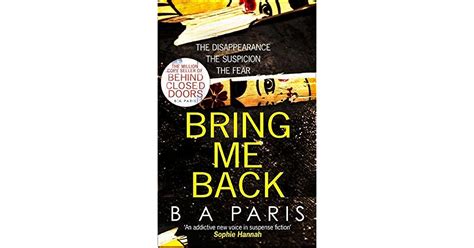 Bring Me Back By Ba Paris