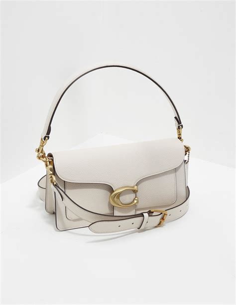 Coach Tabby 26 Shoulder Bag White In White Lyst