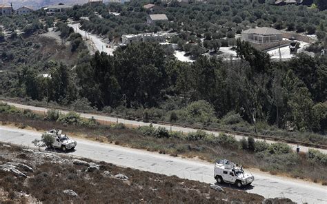 Man Crosses Border From Lebanon Is Shot By Israeli Troops The Times