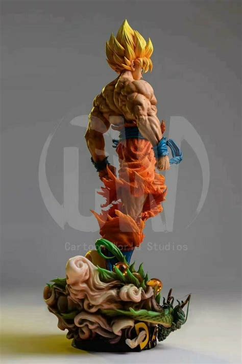 Dragon Ball Z Son Goku Ssj 14 Resin Statue Vom Cw Studio