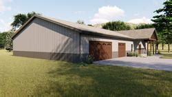 And concrete, cement, and masonry. 29672 - Grand Valley - Barndominium Home - Building Plans ...