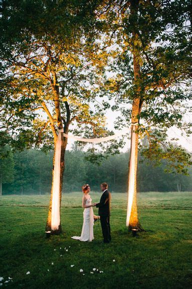 Stunning Outdoor Wedding Ceremony In The Woods From Real Southern