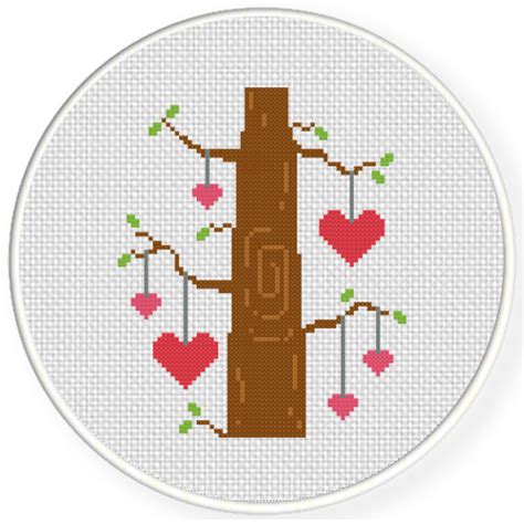 Cross stitch kits by panna featuring birds. Charts Club Members Only: Tree Trunk Cross Stitch Pattern ...