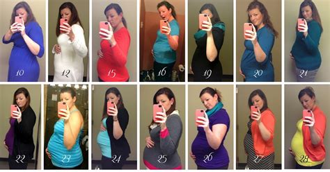 Pregnant Triplets Belly Progression Pregnantbelly