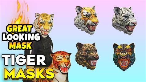 GTA 5 Online PAINTED TIGER MASK Is Now Available ALL TIGER MASKS