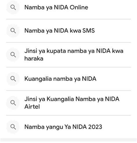 Nida Online Tanzania