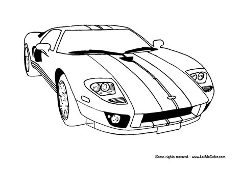 Real Cars Coloring Pages