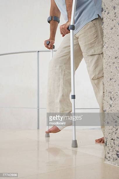Mature Man Crutches Photos And Premium High Res Pictures Getty Images