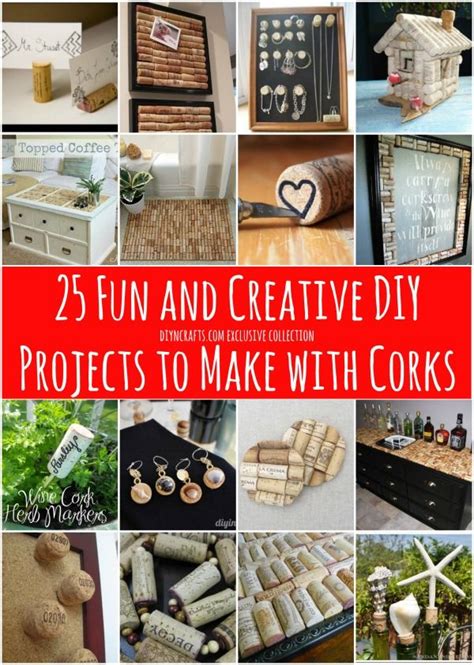 25 Fun And Creative Diy Projects To Make With Corks In 2023 Cork Crafts Diy Cork Crafts Diy