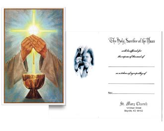 Maybe you would like to learn more about one of these? No. 30i for Deceased Mass Card - Imprinted