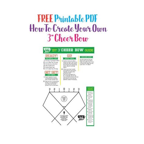 These bow templates help you make pretty bows. Cheer Bow Template - Stripes & Titans Icon for Vinyl Heat ...