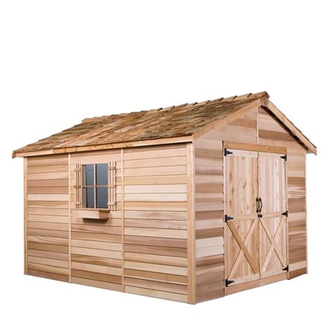 Cedarshed Rancher 10 Ft W X 20 Ft D Solid Wood Storage Shed Wayfairca