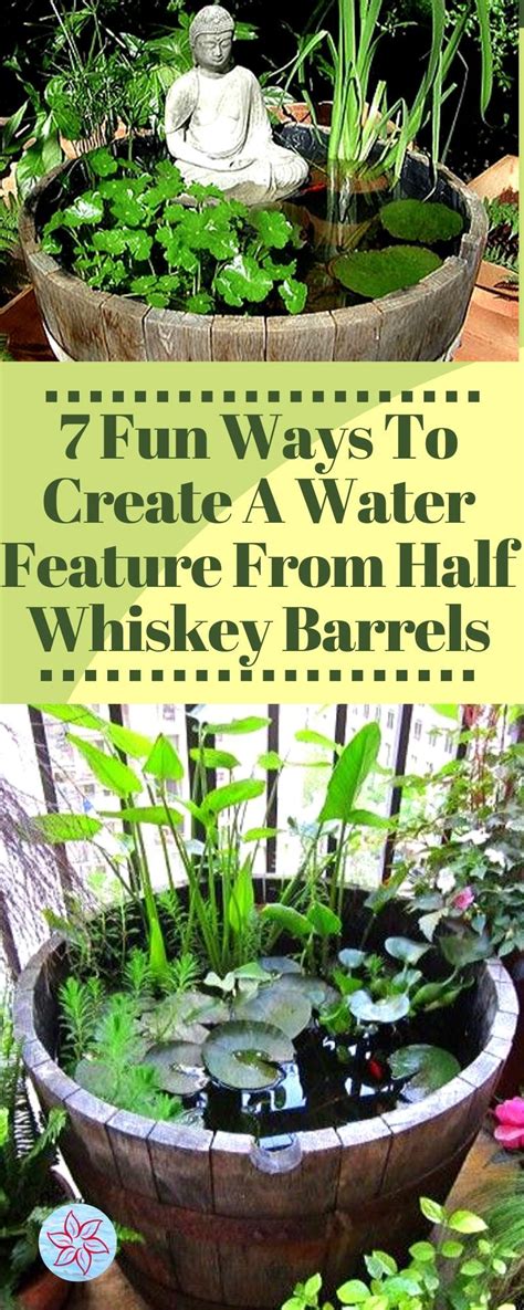 Are You Looking For Inspired Ways To Transform Your Half Whiskey Barrel