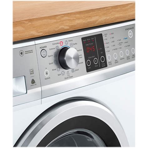 Fisher Paykel Cu Ft Stackable Front Load Washer With Steam