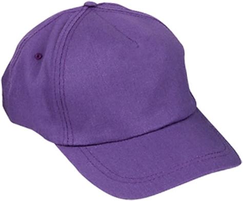 Adults Purple Color Baseball Hat Costume Accessory Clothing