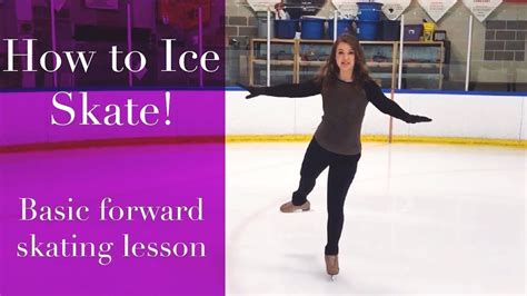 Learn Figure Skating Forward Stroking Beginner Ice Skating Tutorial