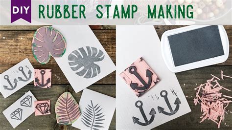 Diy Rubber Stamp Making How To Video Youtube