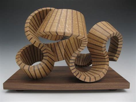 Abstract Wood Sculpture Modern Wood Sculpture Por Stevefrank71 Stone