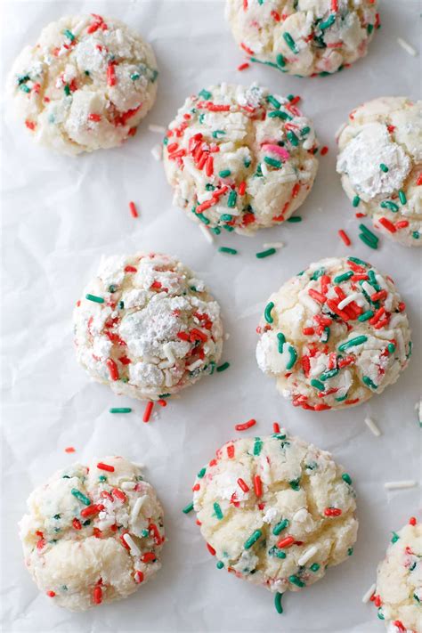 Christmas Gooey Butter Cookies Recipe Gooey Butter Cookies Holiday