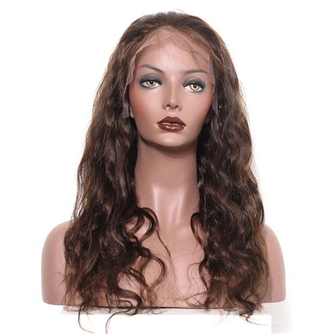 Full Lace Human Hair Wigs Body Wave 250 Density Wig Pre Plucked