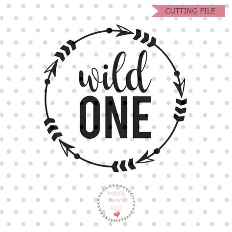 Wild One SVG First Birthday svg dxf and png instant | Etsy
