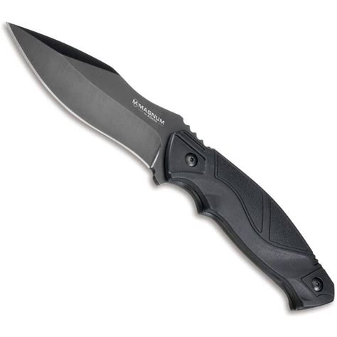 Magnum By Boker 02ry300 Advance Pro Black 440c Fixed Blade Knife