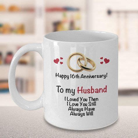 16th Anniversary Gift Ideas For Husband 16th Wedding Anniversary Gift