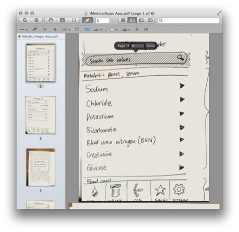 Prototype your app rapidly with a pen, some paper, and Preview
