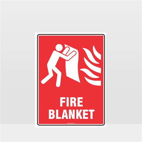 Fire Blanket Sign Fire Sign Hazard Signs Nz